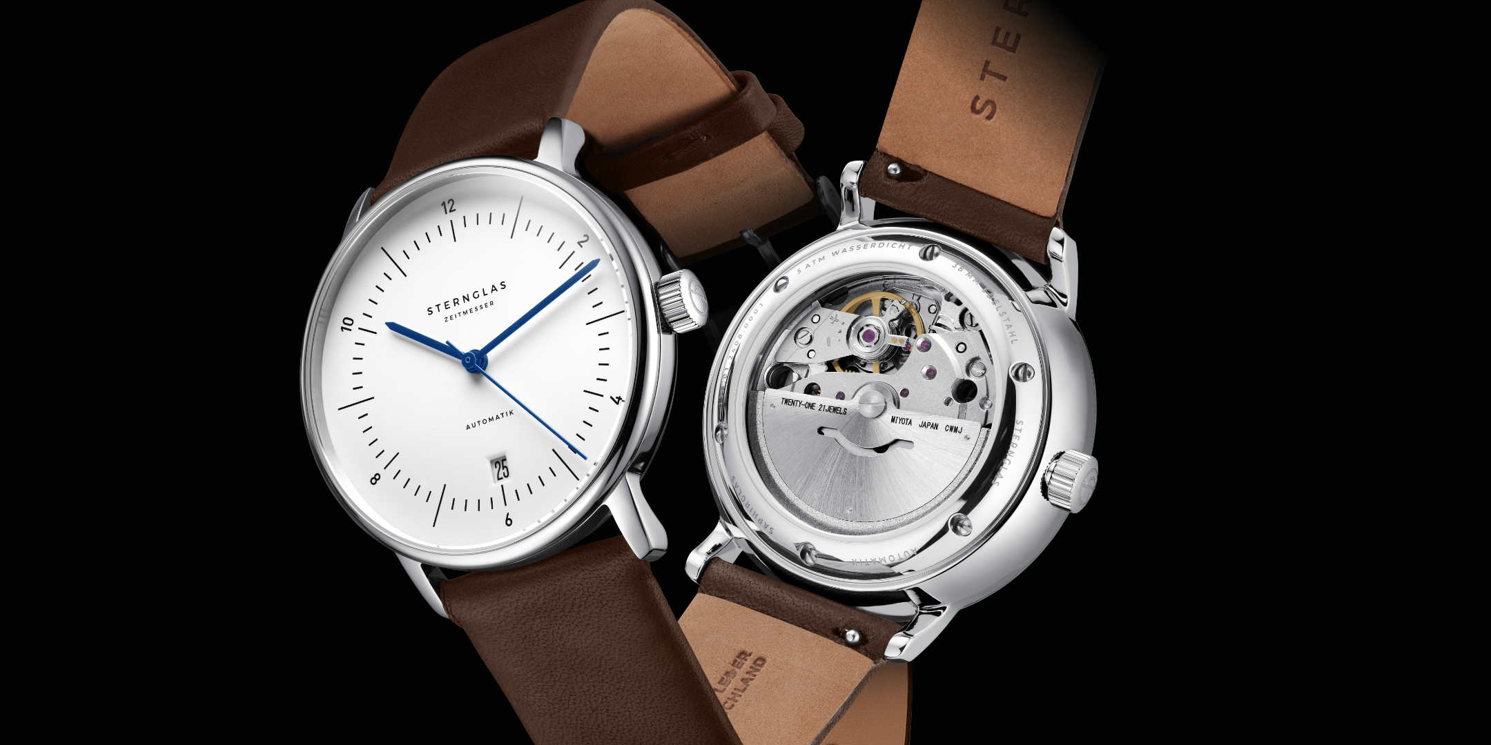 Sternglas Naos Men's 38 mm Automatic Watch