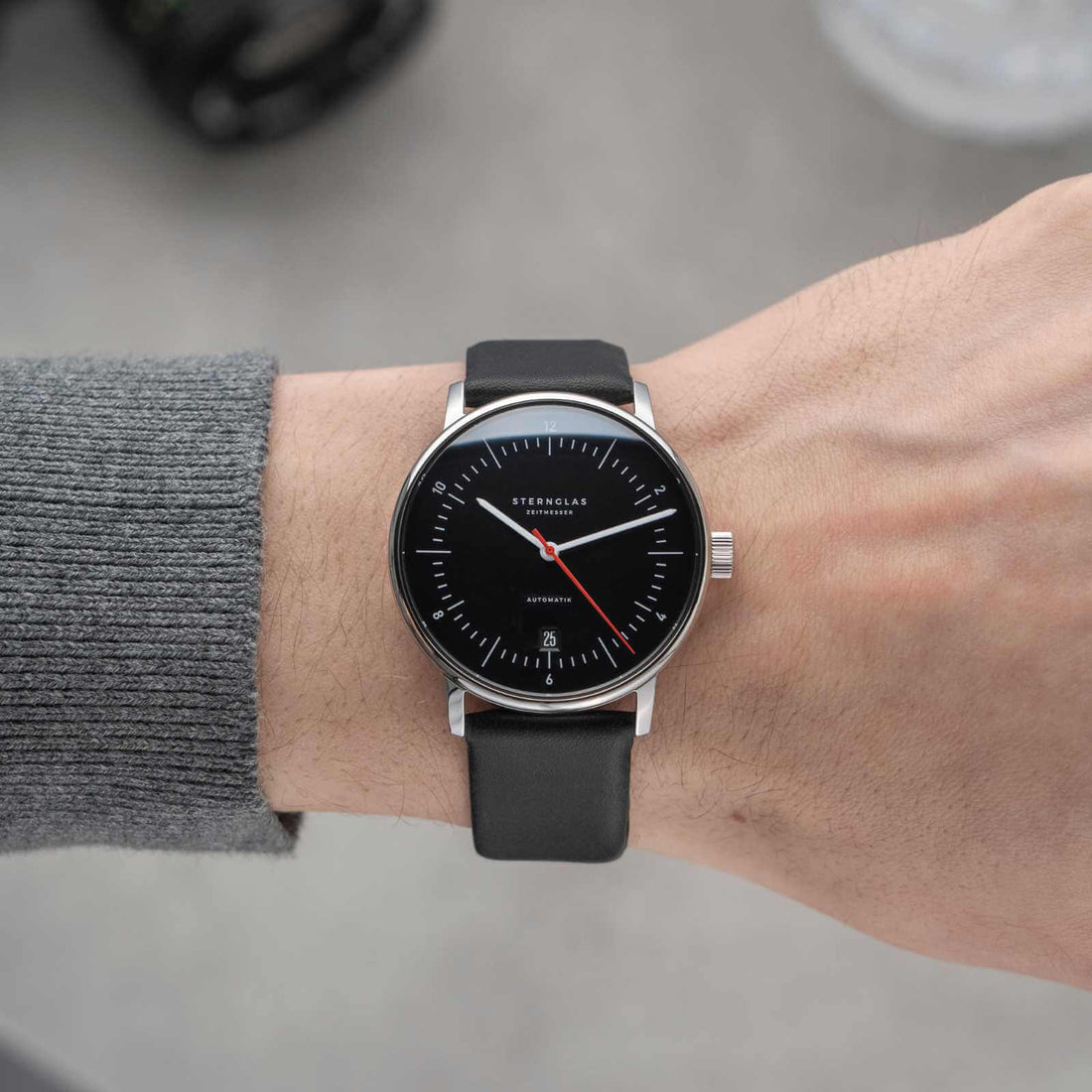 Sternglas Naos Men's 38 mm Automatic Watch