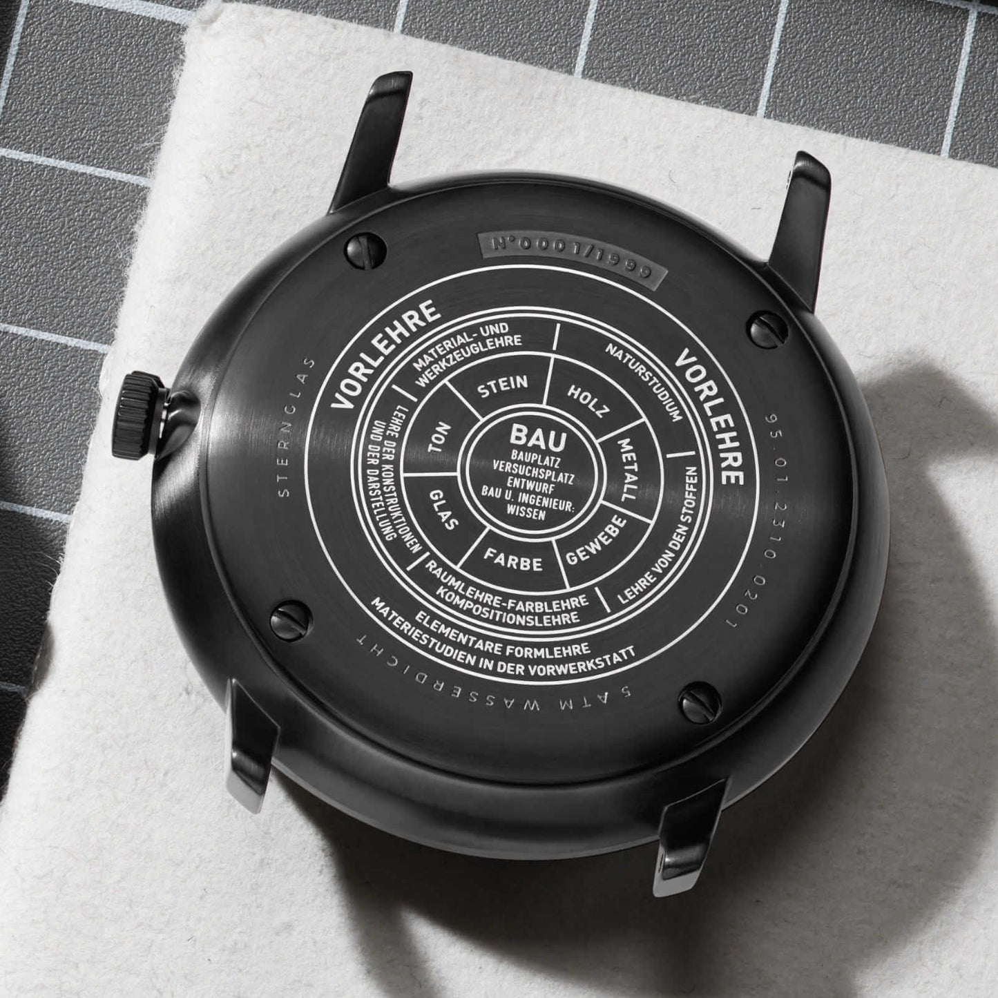 Sternglas Naos Edition Bauhaus 3.0 38mm Ronda 714 Quartz Men’s Watch