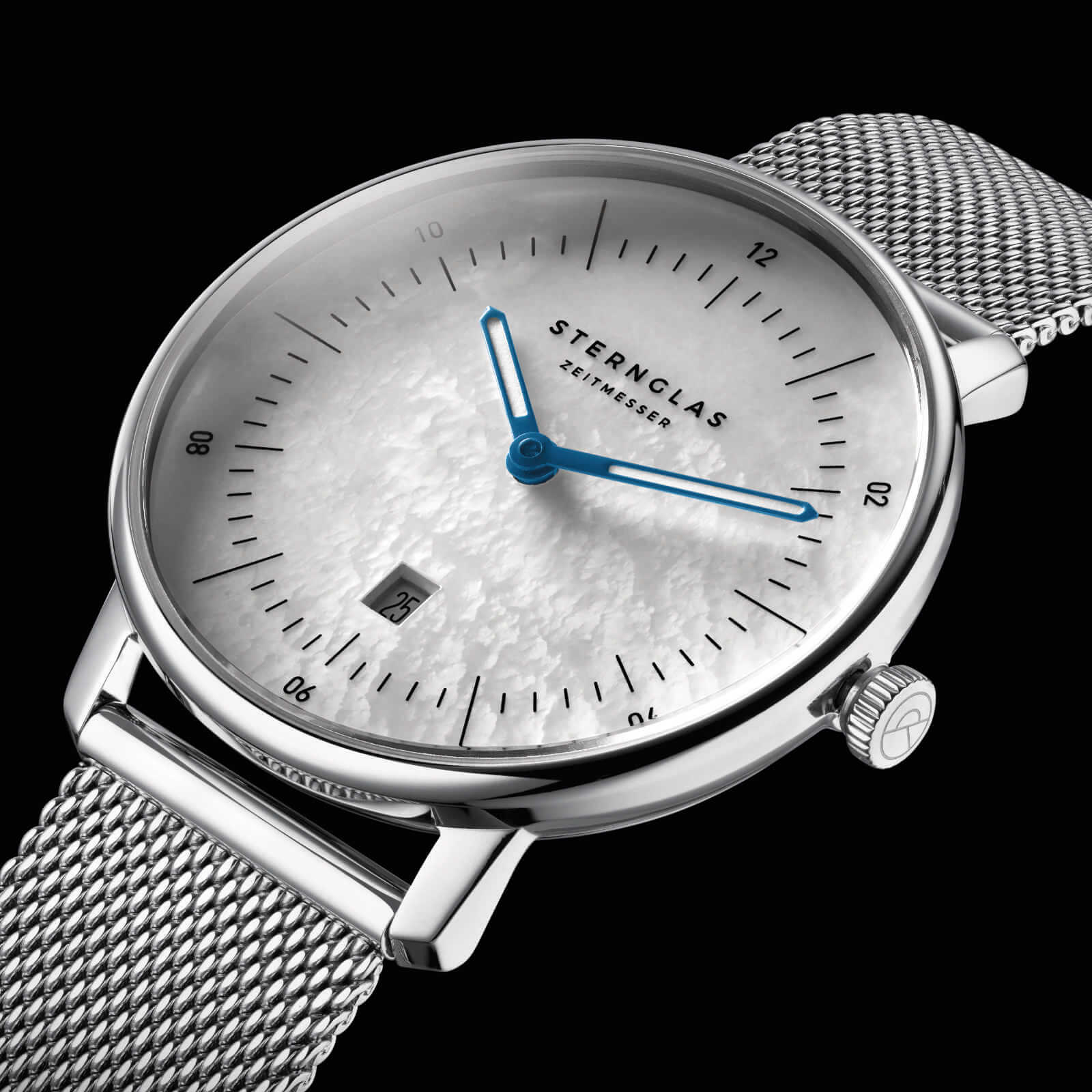 Sternglas Naos XS Edition Mother of Pearl 33mm Ronda 784 Quartz Ladies Watch