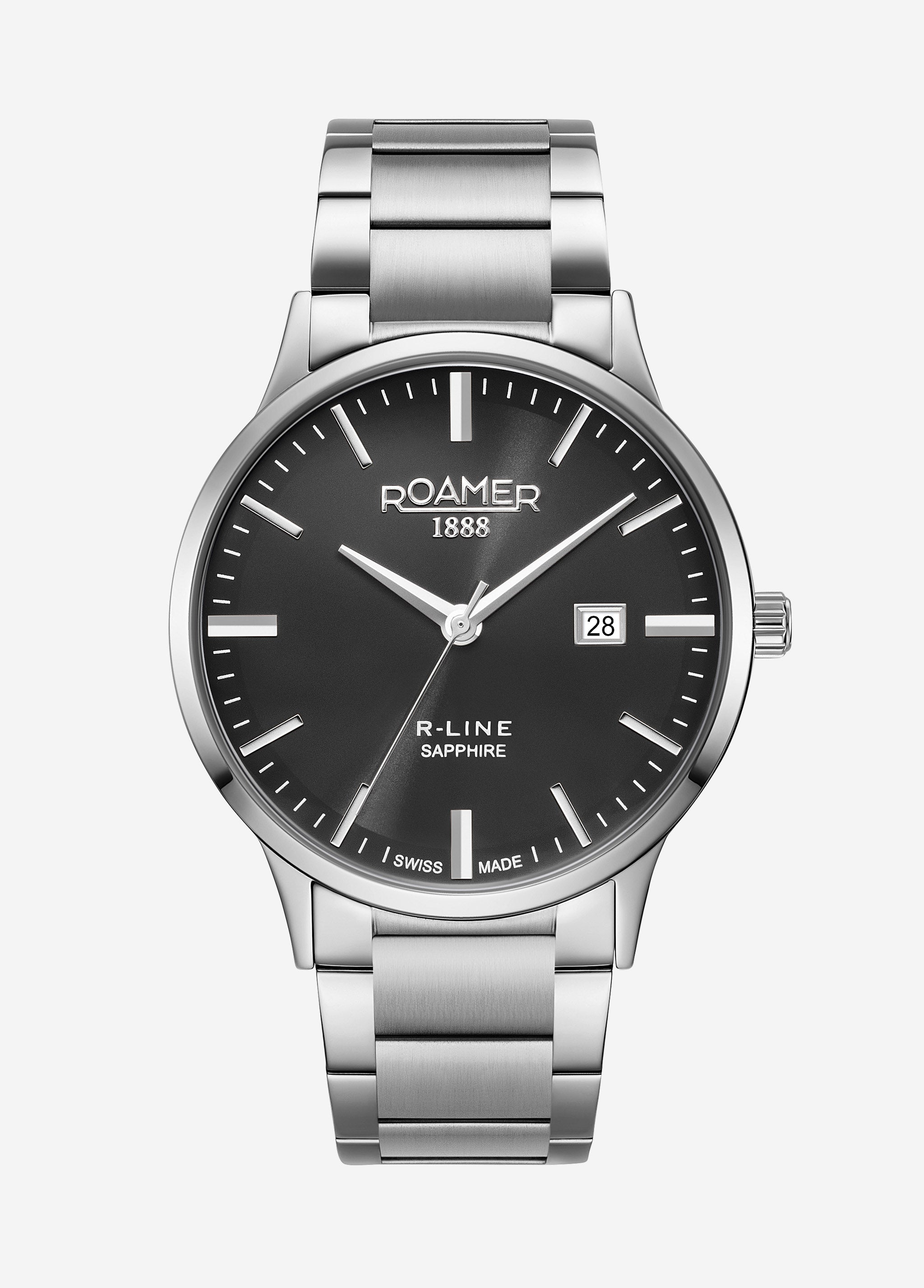 Roamer R-Line Classic – Stainless Steel, Black Dial