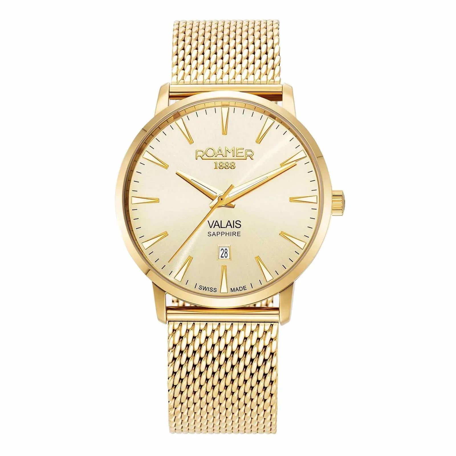 Roamer Valais – Men's Swiss Watch, Sapphire Crystal