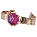 Roamer Valais – Ladies Diamond Watch, Red MOP Dial