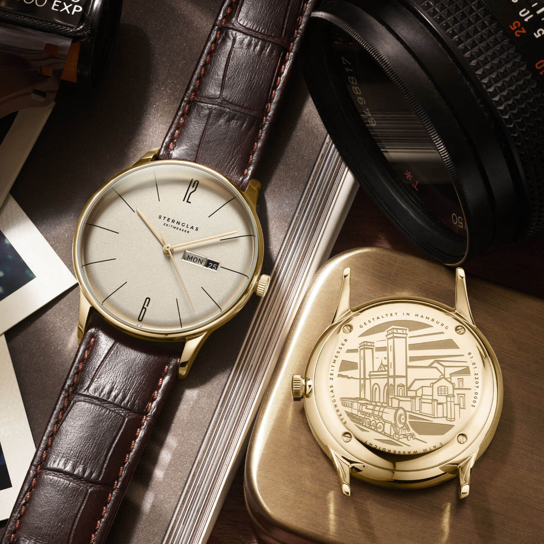 Sternglas Berlin Men's 38 mm Quartz Watch