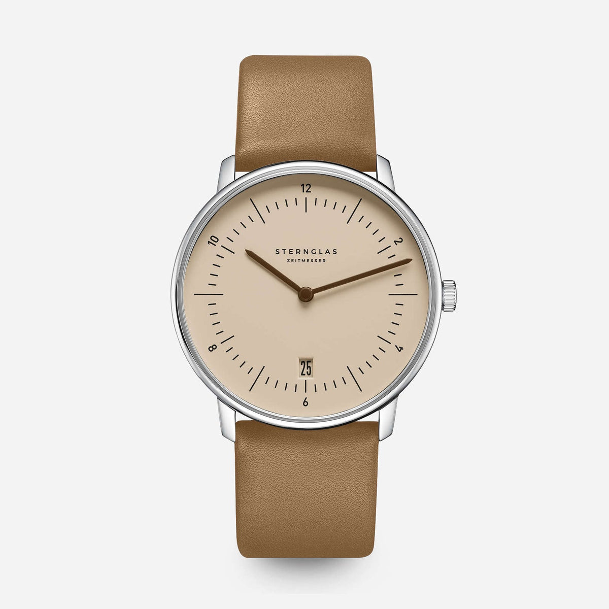 Sternglas Naos Sand Brown 38mm Miyota GR12 Quartz Men’s Watch