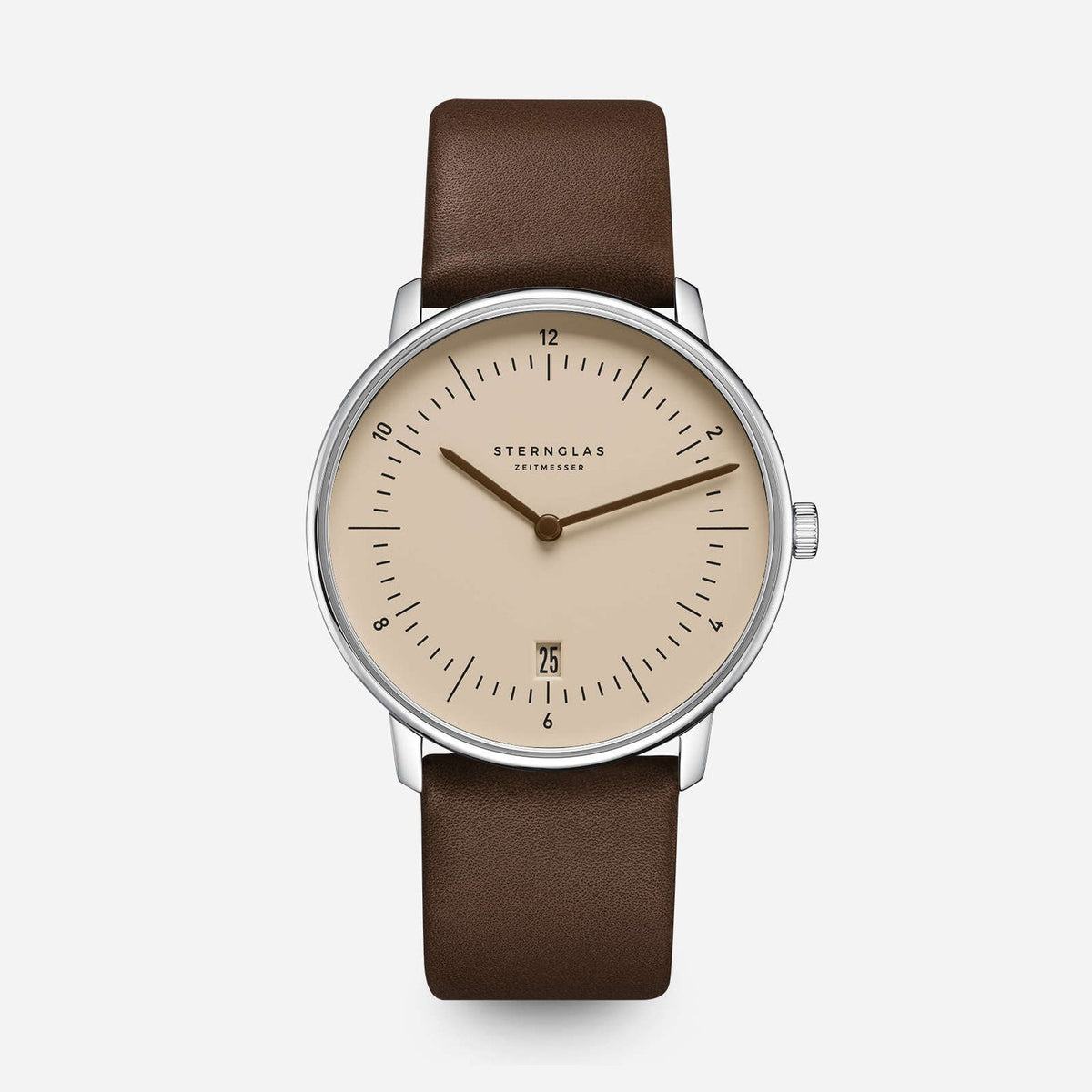 Sternglas Naos Sand Brown 38mm Miyota GR12 Quartz Men’s Watch
