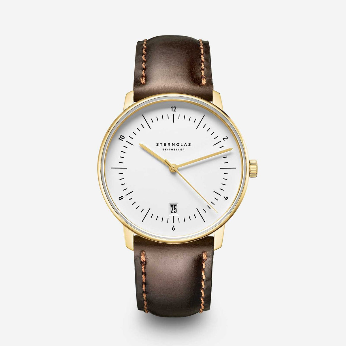 Sternglas Naos Edition Heritage White 38mm Miyota GR12 Quartz Men's Watch