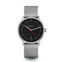 Sternglas Naos Automatic 38mm Black Dial Mesh Strap S02-NA43-MI04
