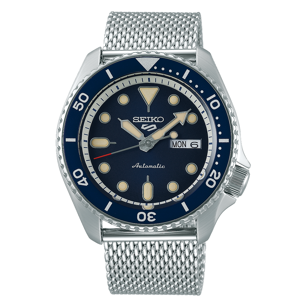 Seiko 5 Sports SKX Series SRPD71K1 – 42mm Automatic Watch, Stainless Steel, Hardlex Crystal, Luminous Dial, Day-Date Display, 10 Bar Water Resistance