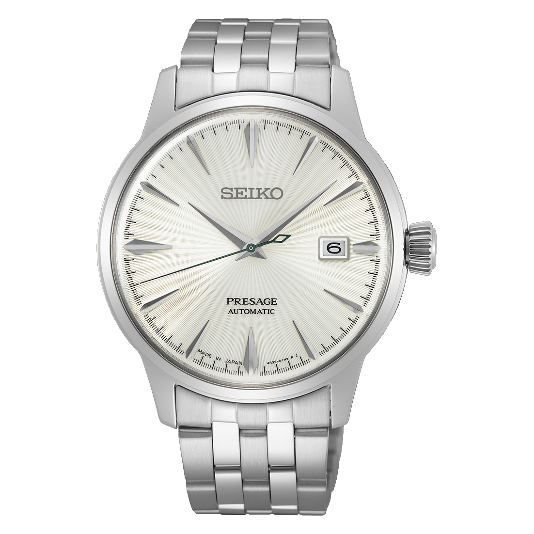 Seiko Men's Presage Cocktail Time SRPG23J1 Watch - Automatic Movement, Box-shaped Hardlex, 5 Bar Water Resistant