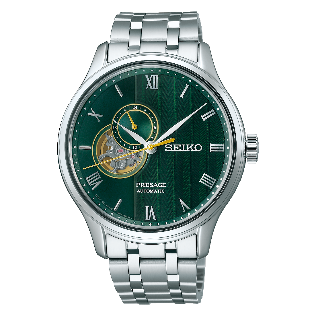 Seiko Presage Japanese Garden 41.8mm Automatic Mens Watch SSA463J1
