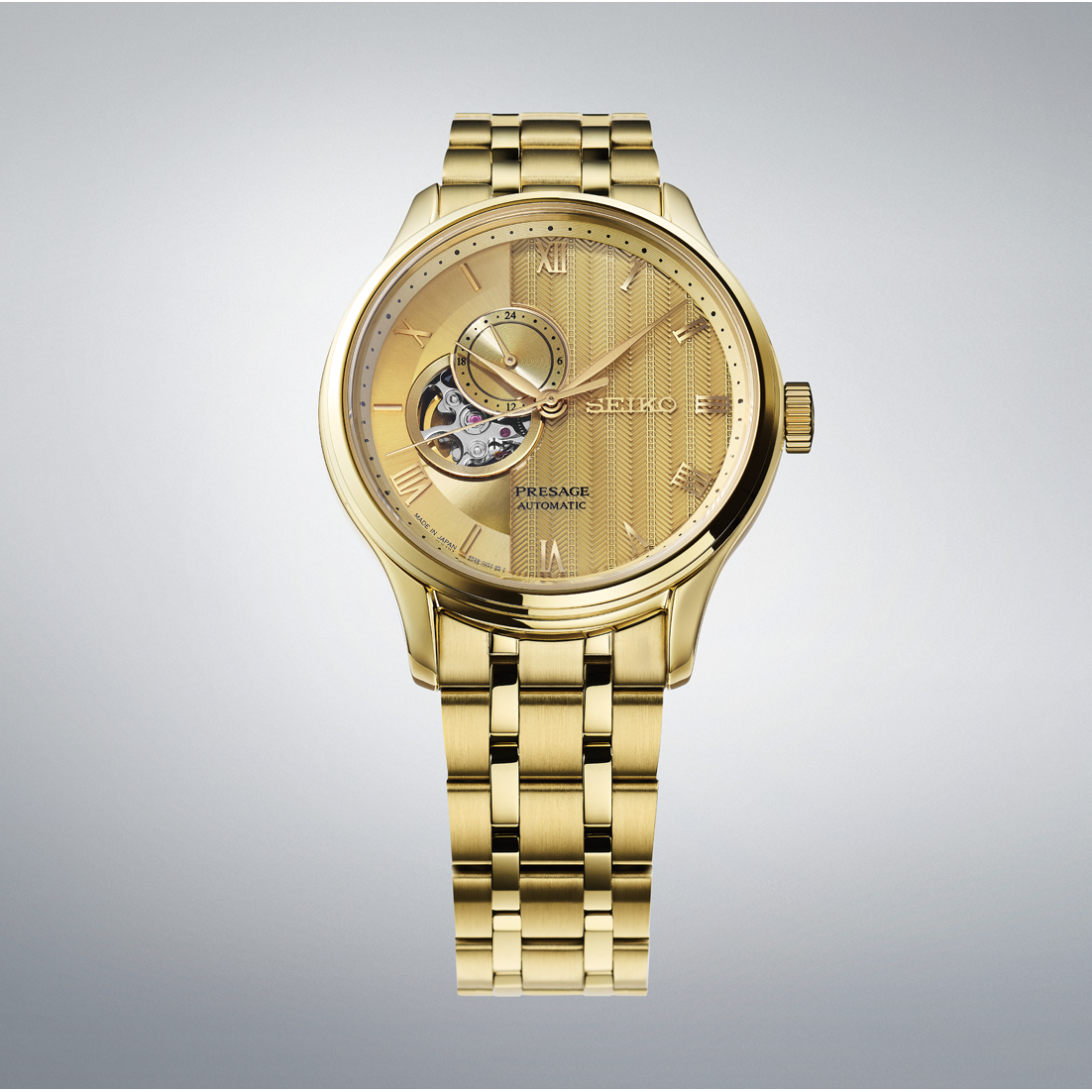 Seiko Presage Japanese Garden 41.8mm Automatic Mens Watch SSA468J1