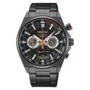 Seiko Chronograph SSB399P1 – 48mm Quartz Chronograph, Stainless Steel Hard-Coated Case, Hardlex Crystal, 1/5-Second Stopwatch, 10 Bar Water Resistance