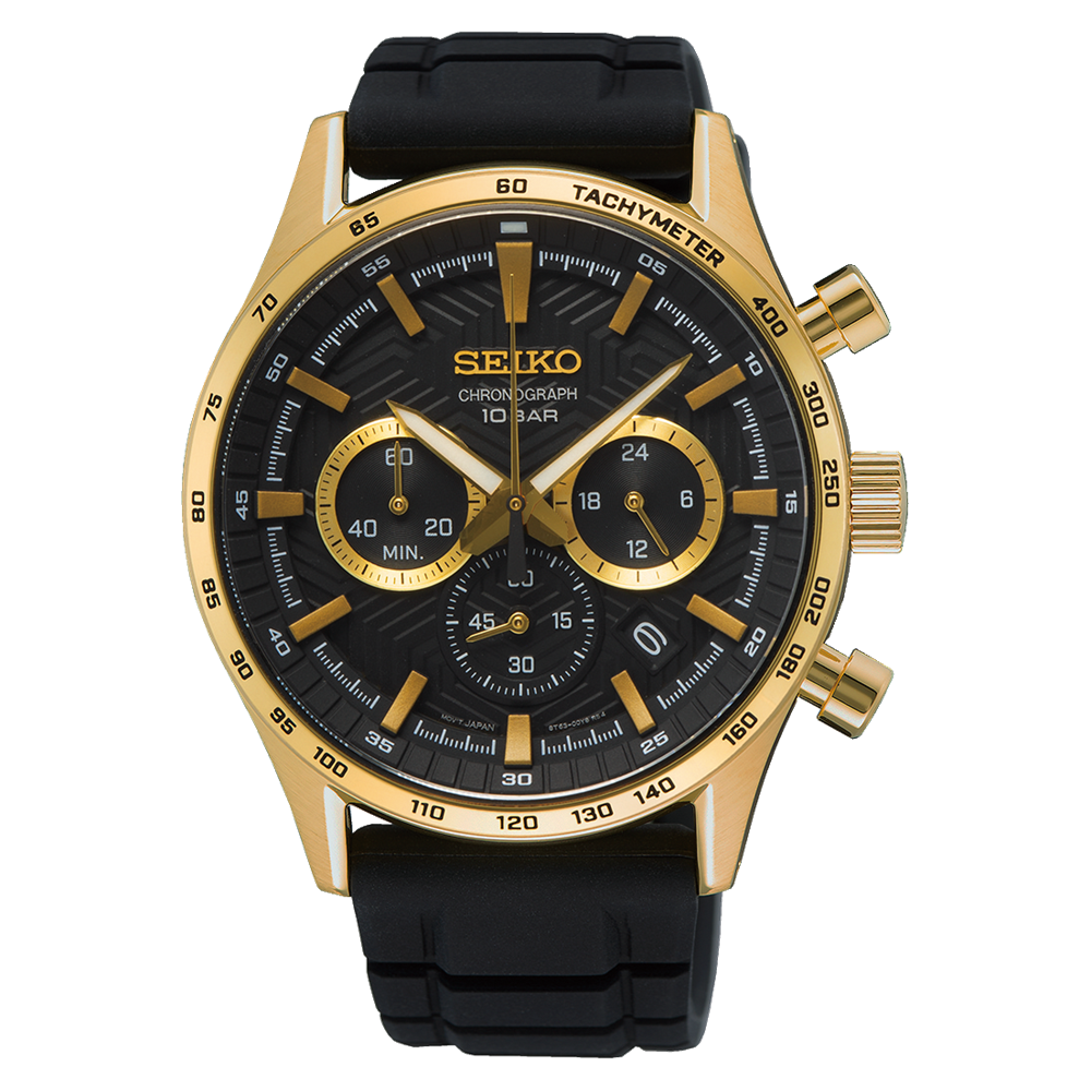 Seiko Chronograph Men's 43 mm Quartz Watch