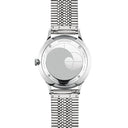 Sternglas ASTHET EDITION LUMARE 40mm Automatic Watch S02-ASL06-ME06, Blue Silver Dial, Sapphire Crystal, Segment Silver Stainless Steel Strap, 5 ATM Water Resistant