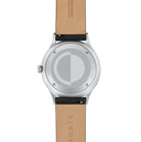 Sternglas ASTHET 40mm Automatic Watch S02-AS11-PR14, Anthracite Silver Dial, Sapphire Crystal, Premium Black Leather Strap, 5 ATM Water Resistant