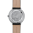 Sternglas HAMBURG 42mm Automatic Watch S02-HH11-PR07, Graphite-Satined Dial, Sapphire Crystal, Premium Black Leather Strap, 5 ATM Water Resistant
