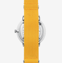 Sternglas Hamburg Automatik Edition Neuwerk 42mm Watch S02-HHN11-FI01 - Storm Grey Dial, Sapphire Crystal, Field Signal Yellow Nylon Strap, 5 ATM Water Resistant