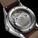 Sternglas KANTON 2.0 39mm Automatic Watch S02-KF10-MO01, Silver Dial, Sapphire Crystal, Modena Black Leather Strap, 5 ATM Water Resistant