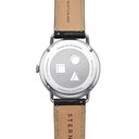 Sternglas Levin Blue S01-LE06-MO18 – Elegant 40mm Quartz Watch with Modena 20 Black-Red-Turquoise Leather Strap & Sapphire Crystal