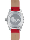 Sternglas Marus Sport 42mm Watch S02-MAS11-SP02, Anthracite Silver Dial, Sapphire Crystal, Sport Red Strap, 20 ATM Water Resistant