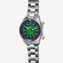 Sternglas MERION 42mm Automatic Watch S02-ME08-SET, Green-Orange Dial, Sapphire Crystal, Metal & Rubber Straps, 20 ATM Water Resistant