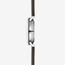 Sternglas NAOS AUTOMATIK Pro Oxford 38mm Automatic Watch S02-NAO26-BR02, Silver Dial, Sapphire Crystal, Bridle Black Leather Strap, 5 ATM Water Resistant