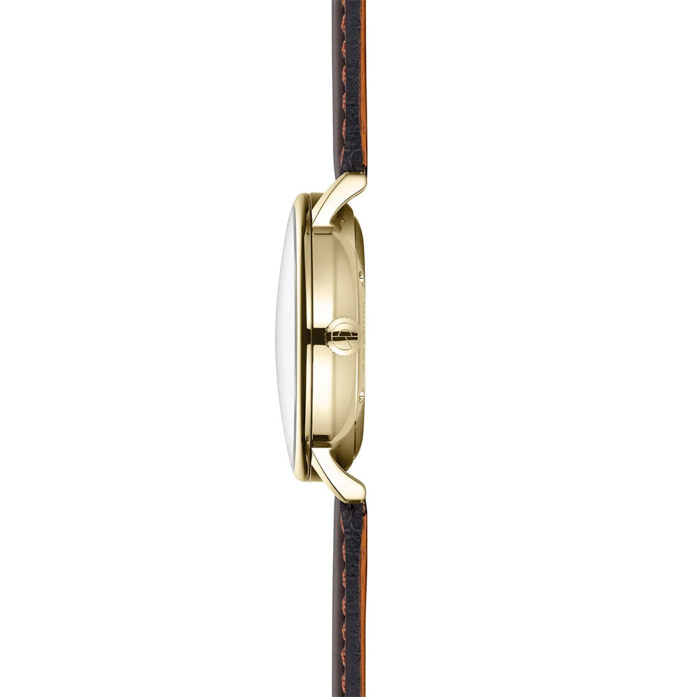 Sternglas NAOS AUTOMATIK Edition CAMBRIDGE 38mm Automatic Watch S02-NAC22-BR01, British Racing Green Dial, Sapphire Crystal, Bridle Dark Brown Leather Strap, 5 ATM Water Resistant