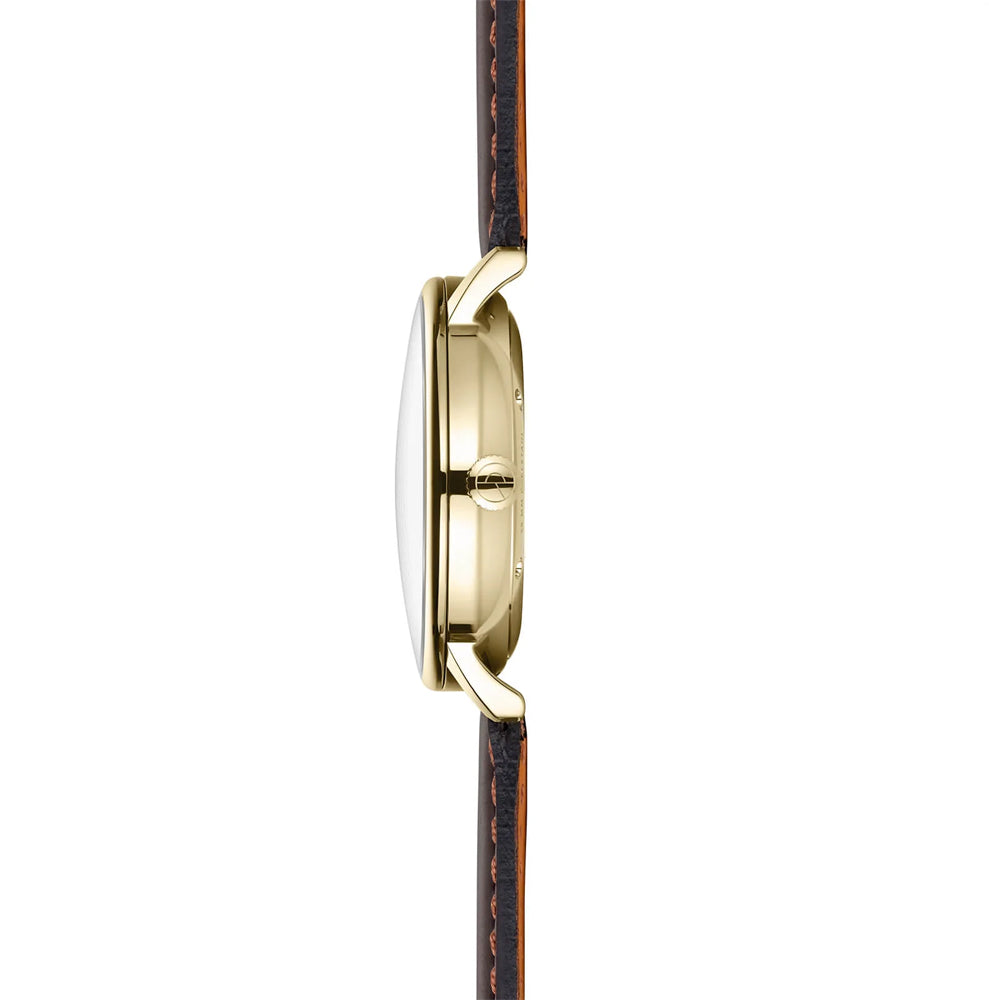Sternglas NAOS AUTOMATIK Edition CAMBRIDGE 38mm Automatic Watch S02-NAC07-BR01, Royal Blue Dial, Sapphire Crystal, Bridle Dark Brown Leather Strap, 5 ATM Water Resistant