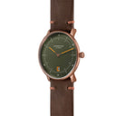 Sternglas NAOS EDITION BRONZE 38mm Automatic Watch S01-NAR19-VI17, Reed Green Dial, Sapphire Crystal, Vintage Mocha Leather Strap, 5 ATM Water Resistant