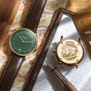 Sternglas NAOS Edition Cambridge 38mm Watch S01-NAC22-BR01, British Racing Green Dial, Sapphire Crystal, Bridle Dark Brown Leather Strap, 5 ATM Water Resistant