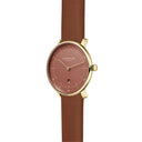 Sternglas NAOS XS EDITION FLORA 33mm Quartz Watch S01-NDF21-KL11, Terracotta Gold Dial, Sapphire Crystal, Classic Terracotta Leather Strap, 5 ATM Water Resistant