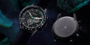 Sternglas TACHYMETER Edition Meteor 42mm Quartz Watch S01-TYM05-MO08, Black Dial, Sapphire Crystal, Modena Black Leather Strap, 5 ATM Water Resistant