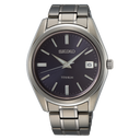 Seiko Titanium SUR373P1 – 40mm Quartz Watch, Sapphire Crystal, LumiBrite Hands, Three-Fold Clasp, 10 Bar Water Resistance