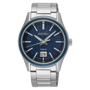 Seiko SUR559P1 – 40mm Quartz Watch, Stainless Steel Bracelet, Sapphire Crystal, LumiBrite Hands, 10 Bar Water Resistance