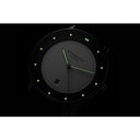 Sternglas HAMBURG EDITION BAUHAUS 42mm Quartz Watch S01-HHB10-EB02, Silver-Graphite Dial, Sapphire Crystal, Black Leather Strap, 5 ATM Water Resistant