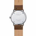 Sternglas Naos 38mm Quartz Watch S01-NA03-PR04, Black Silver Dial, Sapphire Crystal, Premium Dark Brown Leather Strap, 5 ATM Water Resistant
