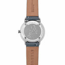 Sternglas NAOS XS Edition Argo 33mm Quartz Watch S01-NDA24-KL10, Satin Red Dial, Sapphire Crystal, Klassik Ice Blue Leather Strap, 5 ATM Water Resistant