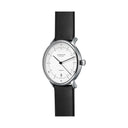 Sternglas Naos/A 38mm Automatic Watch S02-NA01-PR07, White Silver Dial, Sapphire Crystal, Premium Black Leather Strap, 5 ATM Water Resistant