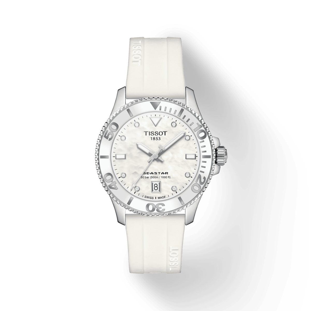 Tissot Seastar 1000 36 mm Ladies' Diamond Battery Watch T120.210.17.116.00
