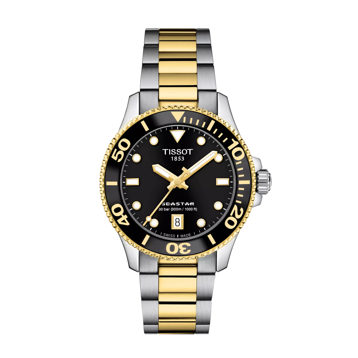 Tissot Seastar 1000 36mm Unisex Black Dial Watch T120.210.22.051.00