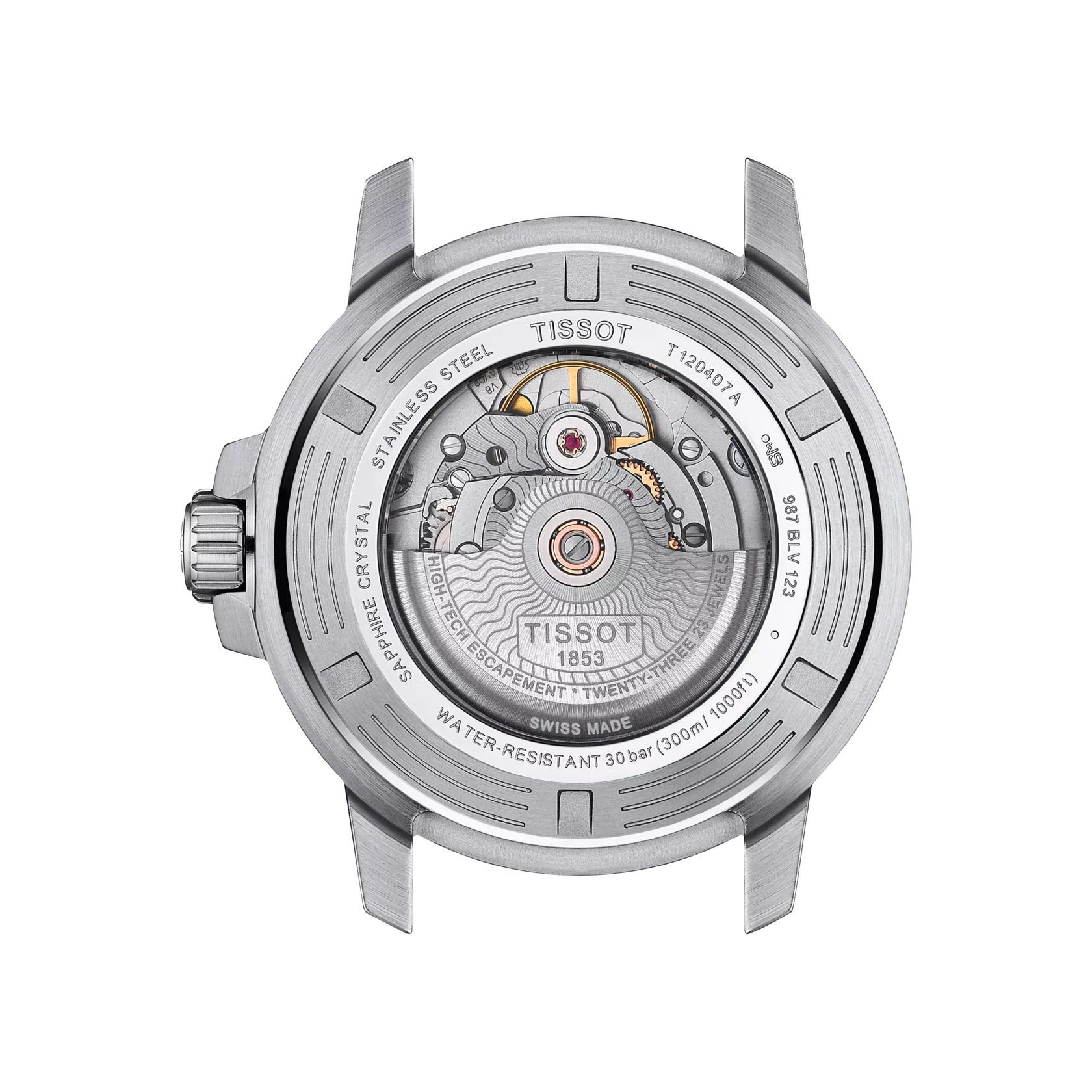 Tissot Seastar 1000 Powermatic 80 43mm Men's Graded Green-Black Dial Watch T120.407.11.091.00