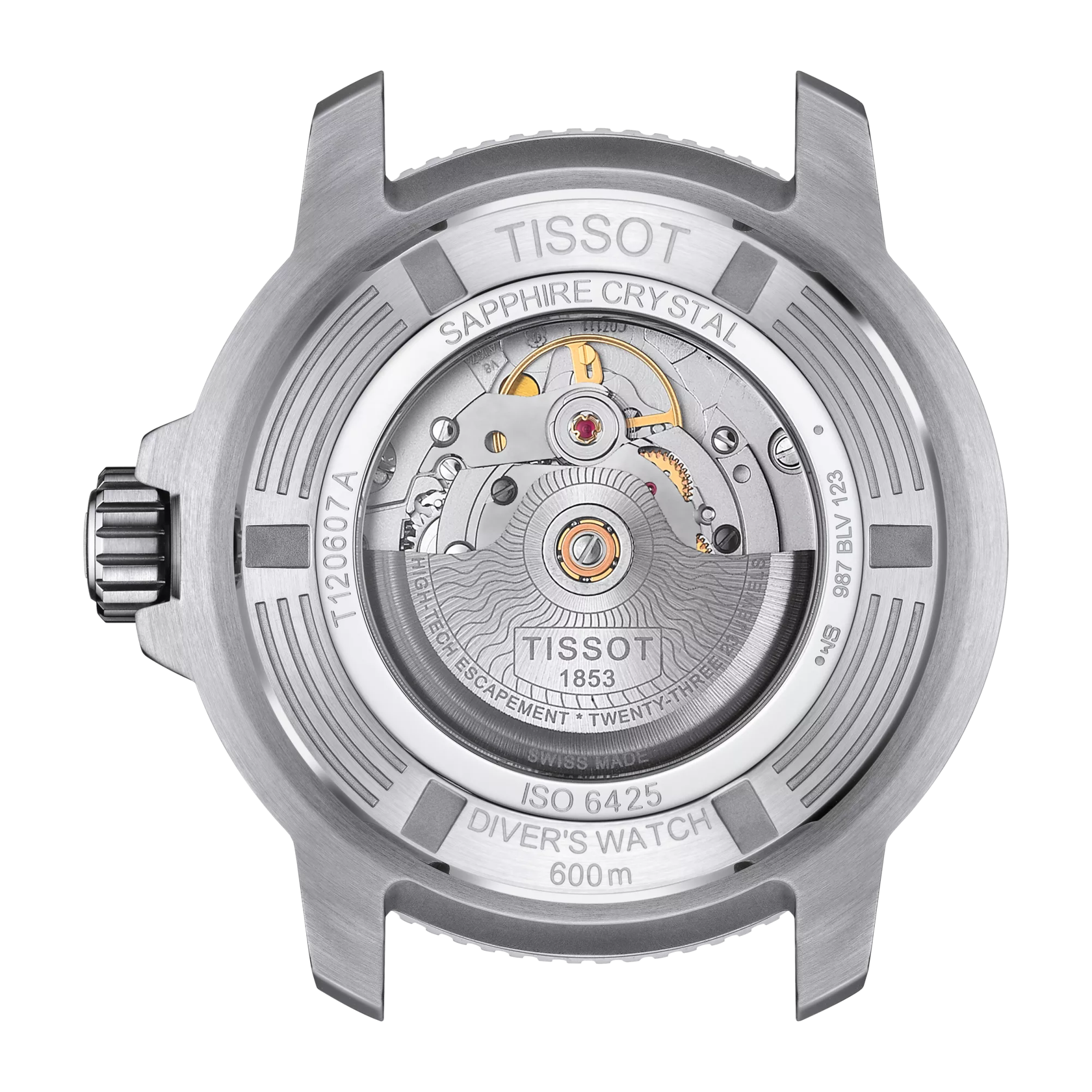 Tissot Seastar 2000 Professional Powermatic 80 46mm Men's Graded Blue-Black Dial Watch T120.607.11.041.00