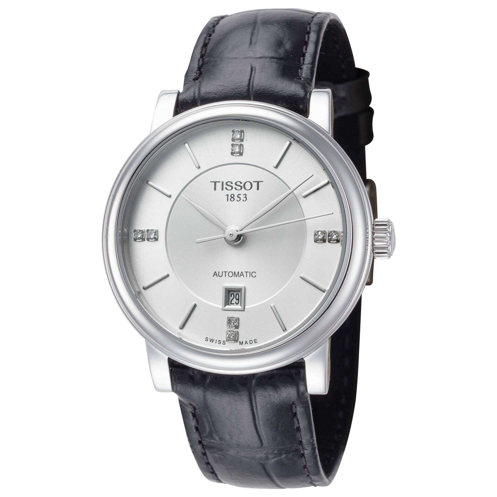Tissot T1222071603601 Carson Automatic Silver 30mm Women’s Watch