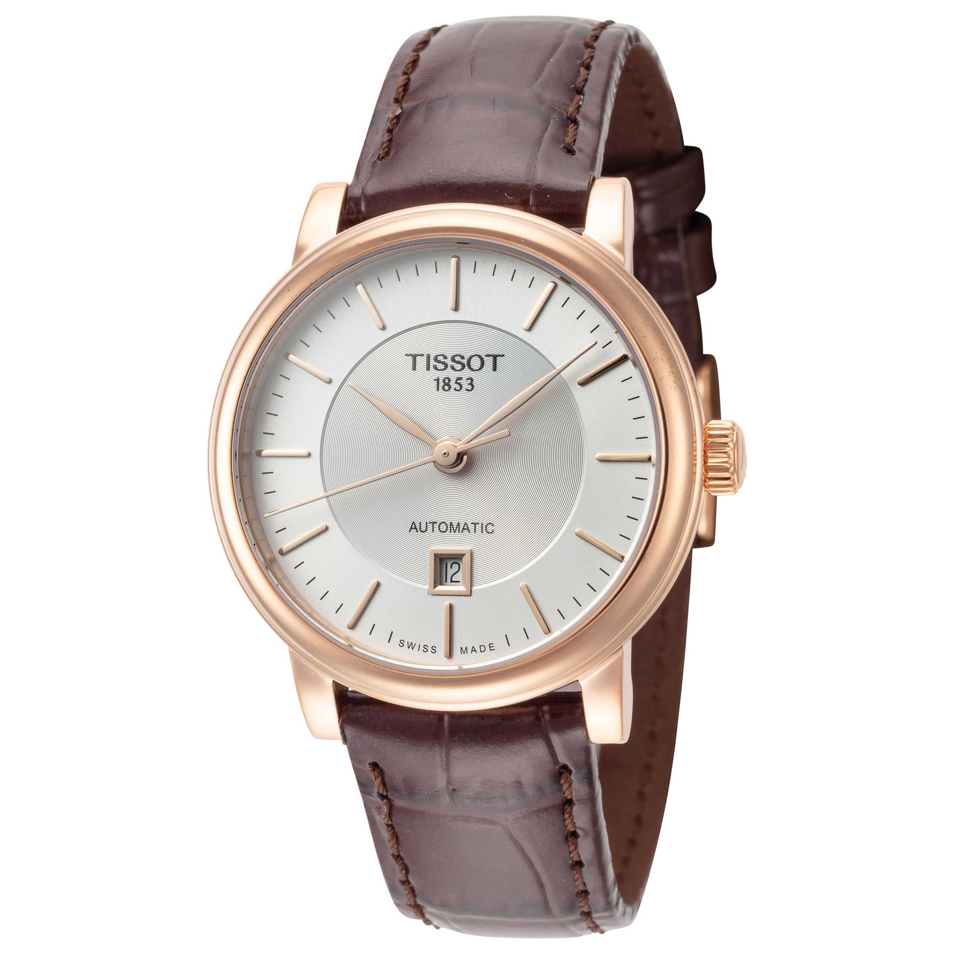 Tissot T1222073603100 Carson Automatic Silver 30mm Women’s Watch