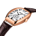 Tissot Unisex Heritage Porto Mechanical 31.1mm Watch T1285053601200, Swiss Mechanical, White Dial, Brown Leather Strap, 30m Water Resistance