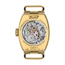 Tissot Heritage Porto Mechanical Small Lady 22mm Watch T1281613626200, Tonneau Case, Ivory Dial, Swiss Mechanical, See-Through Caseback, Black Leather Strap, 30m Water Resistance