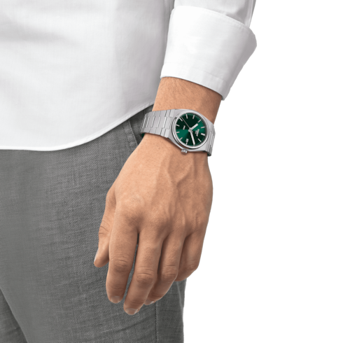 Tissot PRX Green Dial Steel Men's Watch T137.410.11.091.00