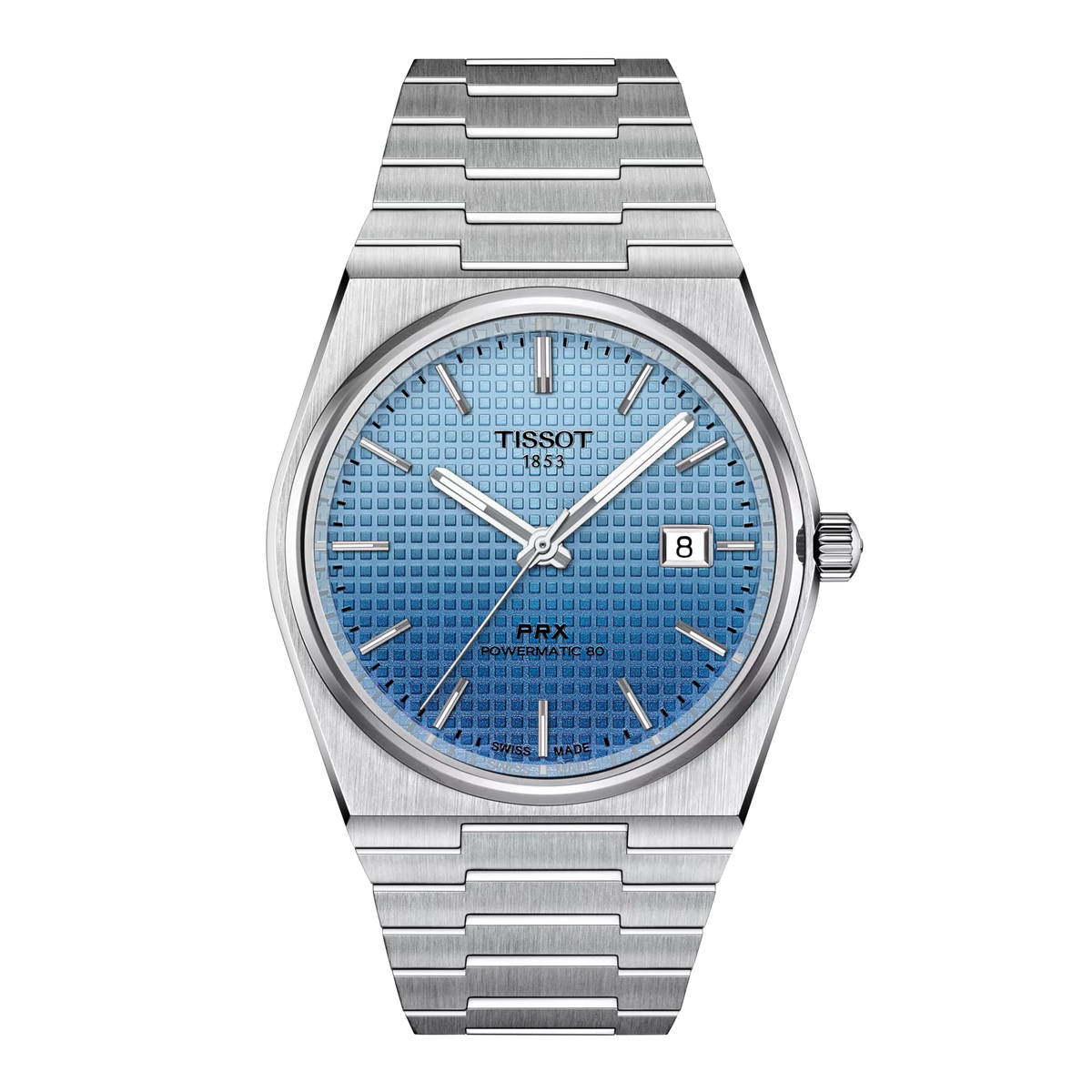 Tissot PRX Powermatic 80 40mm Gradient Men's Ice Blue Chameleon Dial Watch T137.407.11.351.01