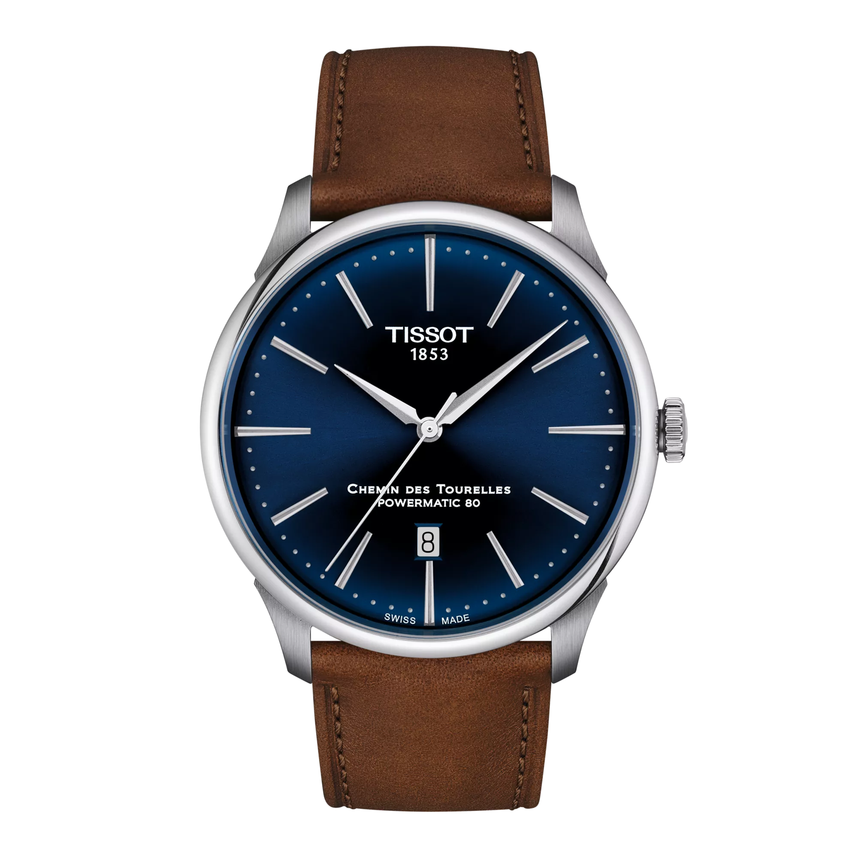 Tissot Chemin des Tourelles Powermatic 80 42mm Men's Blue Dial Watch T139.407.16.041.00